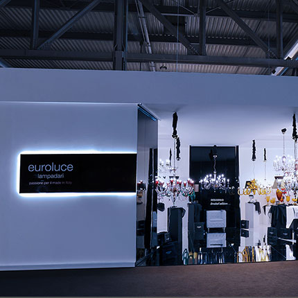 allestimenti fieristici euroluce lampadari - Al Allestimenti: allestimenti stand fieristici